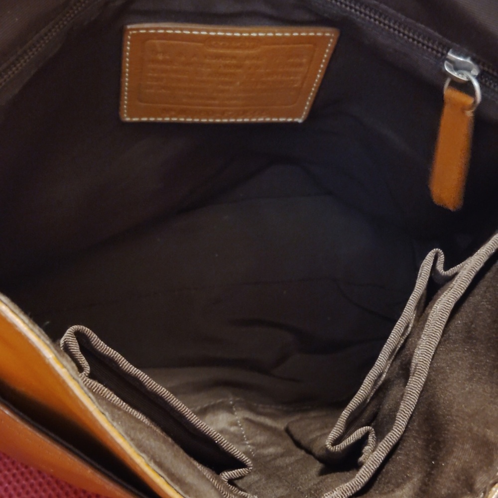 Coach Brown Leather Men's Messenger Bag - Picture 8 of 8